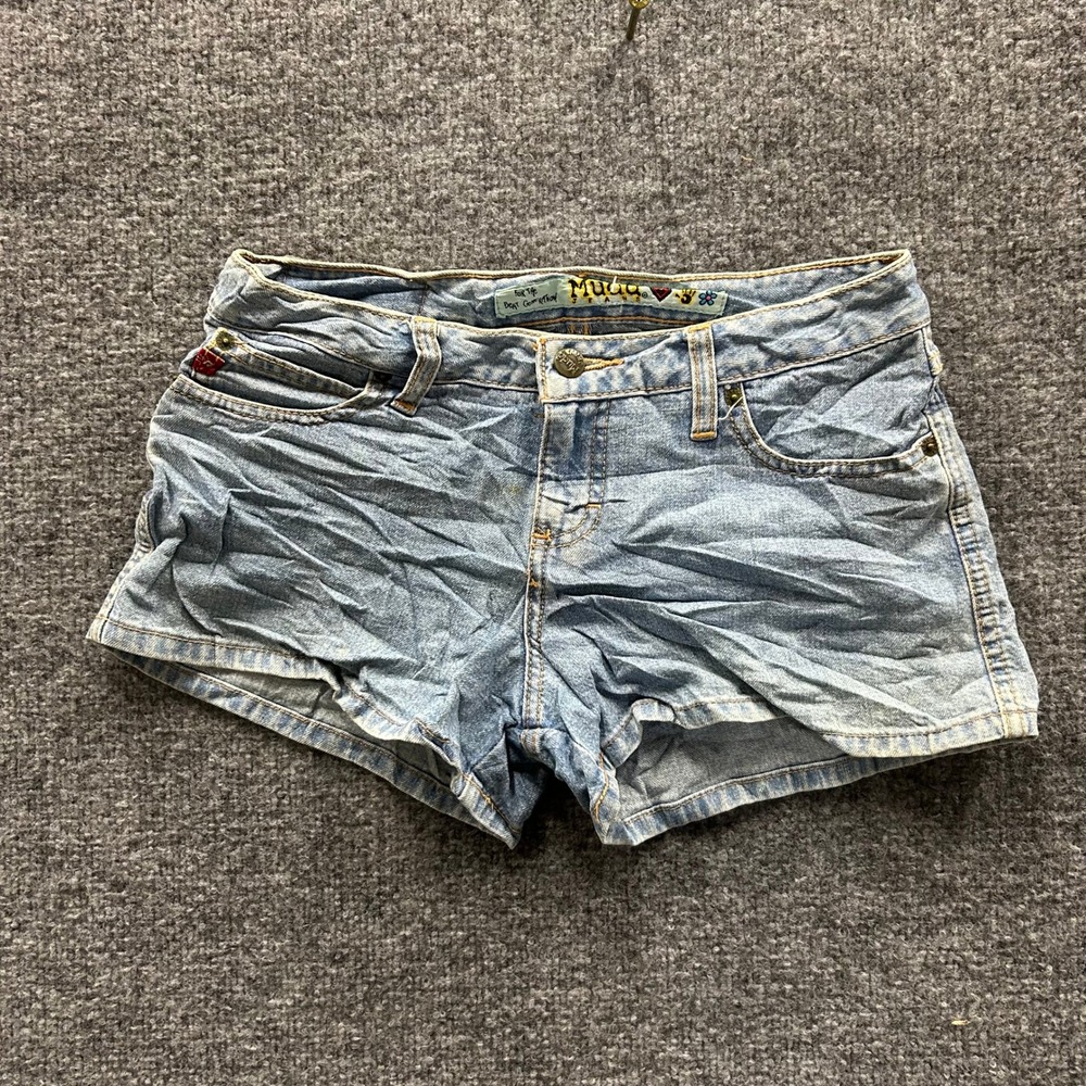 Mudd Shorts Womens Size 5 Light Wash Denim Y2K Casual Mini Jean Shorts Cotton
